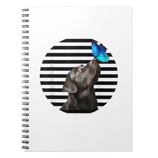 Funny Black Labrador Retriever Lab Dog Owner Pet A Notebook (Front)