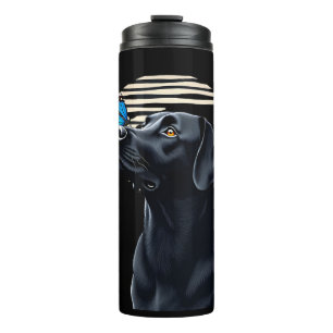 Funny Black Labrador Retriever Lab Dog Owner Pet A Thermal Tumbler