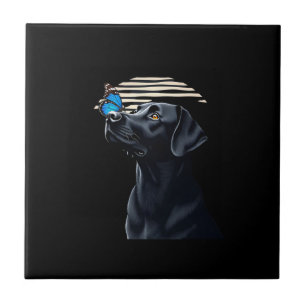 Funny Black Labrador Retriever Lab Dog Owner Pet A Tile