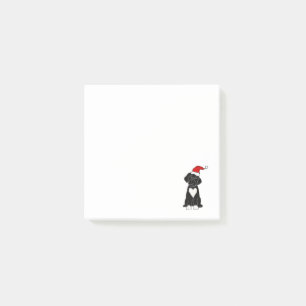 Funny Black Portuguese Water Dog Christmas Post-it Notes