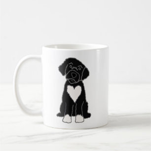 Funny Black Portuguese Water Dog Coffee Mug