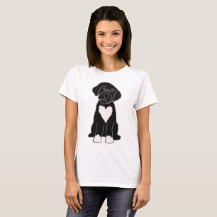 Funny Black Portuguese Water Dog T-Shirt