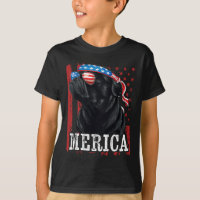 Funny Black Pug 4th Of July Dog Mum Dog Dad Merica