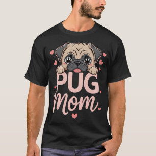 Funny Black Pug Alien I Found This Its Vibrating M T-Shirt