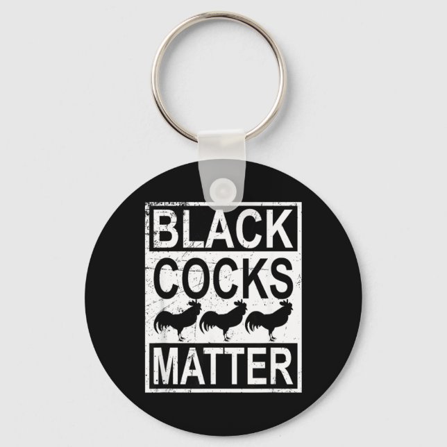 Funny Black s Meme Key Ring (Front)