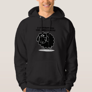 Funny Black Sheep I Understood The Assignment Soci Hoodie