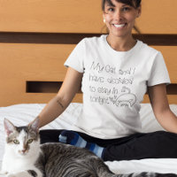 Funny Blame Cat Excuse Decided to Stay In Cute