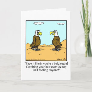 Funny Blank Greeting Card Humour