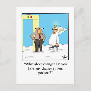 Funny Blessings & Faith Humour Postcard