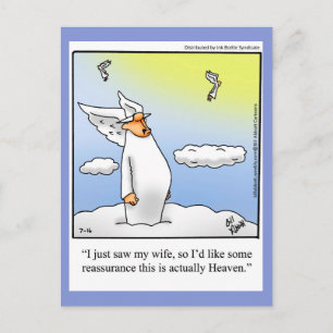 Funny Blessings & Faith Humour Postcard