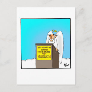Funny Blessings & Faith Humour Postcard