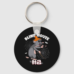 Funny Blind Mouse #2 Halloween Ghost Group Family Key Ring