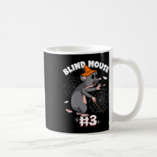Funny Blind Mouse #3 Halloween Ghost Group Family Coffee Mug