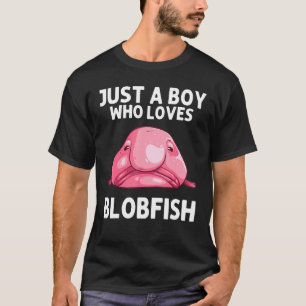 Funny Blobfish Gift For Boys Kids Sea Animal Lover T-Shirt
