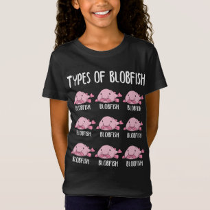 Funny Blobfish Gift Girls Boys Underwater Blobfish T-Shirt