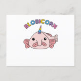 Mr. Blob fish Happy Postcard for Sale by Mannyfog