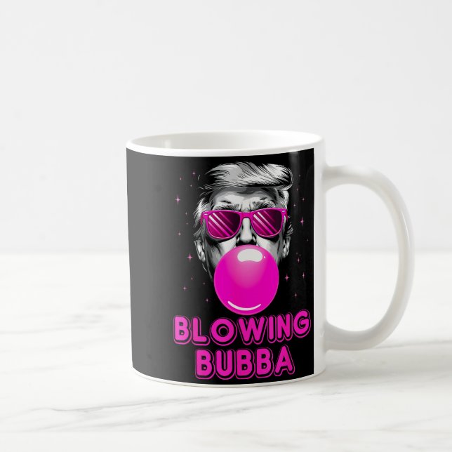 Funny Blowing Bubba  Coffee Mug (Right)