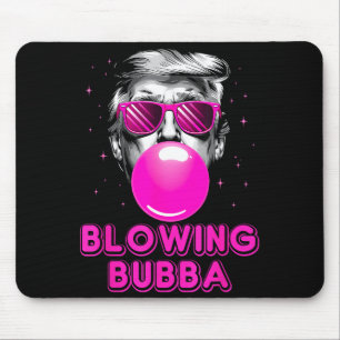 Funny Blowing Bubba  Mouse Mat