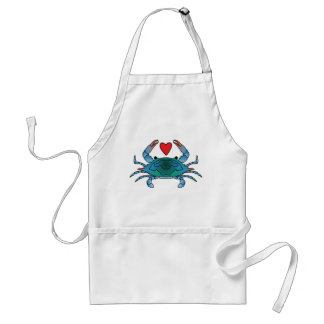 Funny Blue Crab Lover Seafood Gift Standard Apron
