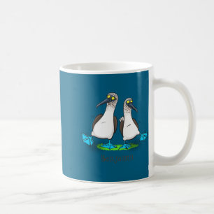Funny Blue Footed Ies Cartoon Illustration  Coffee Mug