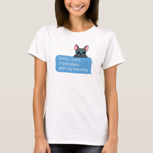 Funny Blue French Bulldog T-Shirt