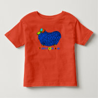 Funny Blue Ram Chinese Year Zodiac Toddler T