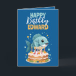 Funny Blue & Yellow Boyfriend Fishing Birthday Card<br><div class="desc">A playful design featuring a fish and a lighthearted,  funny birthday message,  perfect for bringing a smile to any fishing enthusiast’s special day.</div>