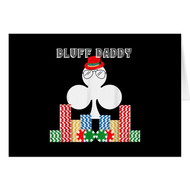 Funny Bluff Daddy Poker Casino Game Texas (Front Horizontal)