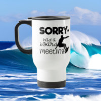 Funny Board meeting surfing word art