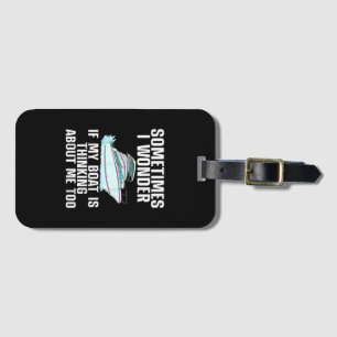 Funny Boat Art For Men Women Boating Watercraft Bo Luggage Tag