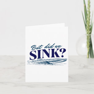 Funny Boat Captain Card