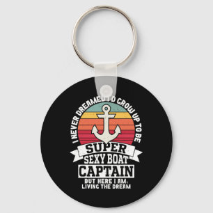 Funny Boat Captain Shirts For Men Women Boating Bo Key Ring