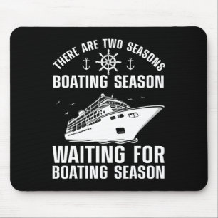 Funny Boating Design For Men Women Boater Boat Lov Mouse Mat