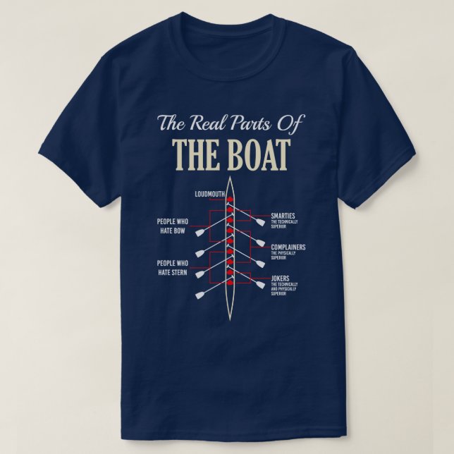 Funny Boating TShirt Rowing Paddling Paddlers Shir (Design Front)