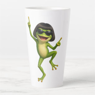 Funny Bob Haircut Frog Meme Gift Coffee Mug