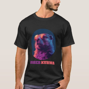 Funny Bober Bobr Bóbr Beaver Kurwa Meme Funny Retr T-Shirt
