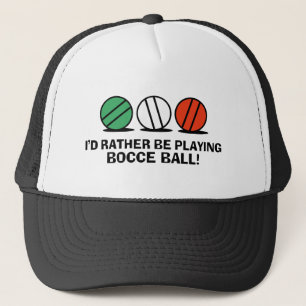 Funny Bocce Ball Trucker Hat