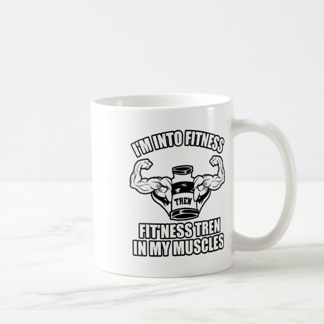 Funny Bodybuilder  Coffee Mug (Right)