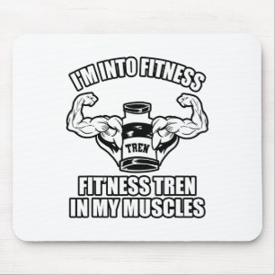 Funny Bodybuilder  Mouse Mat