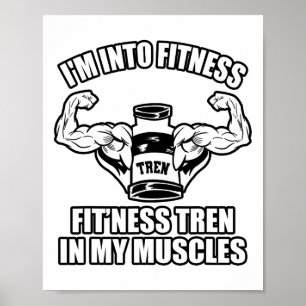 Funny Bodybuilder Poster