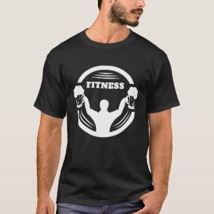 Funny bodybuilder with beer in the hand weightlift T-Shirt