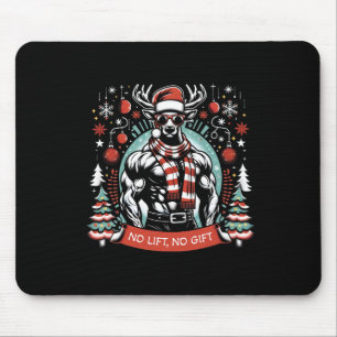 Funny Bodybuilding For Christmas Party Workout Bod Mouse Mat