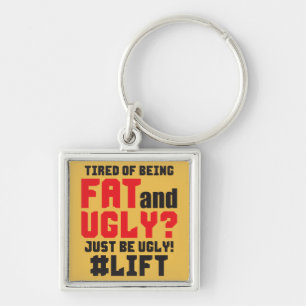 Funny Bodybuilding Gym Key Ring