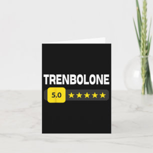 Funny Bodybuilding Trenbolone Tren Trenbo And Ster Card