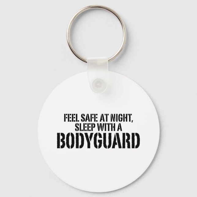 Funny Bodyguard Key Ring (Front)