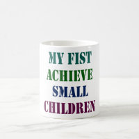 Funny Bold Statement T-Shirt Design - My Fist Achi