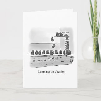 Funny Bon Voyage Humor Greeting card