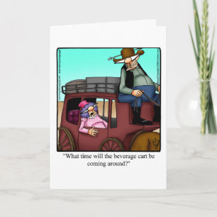 Funny Bon Voyage Humour Greeting Card