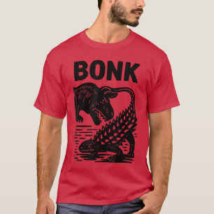 Funny Bonk Dinosaur Prehistoric Humor Ankylosaurus T-Shirt
