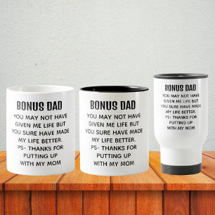 Funny Bonus Dad Appreciation Coffee Mug